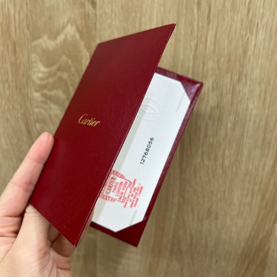Cartier 750黃K金黑縞瑪瑙綠沙佛萊石美洲豹項鍊B7224756-7