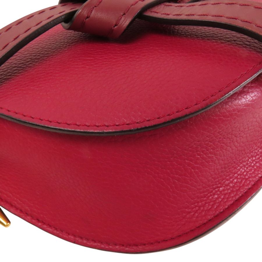 LOEWE 【激減優惠】牛皮皮革Gate Small金扣肩背袋-9