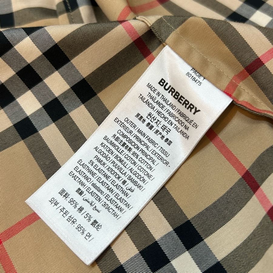 Burberry 格紋襯衫UK6-10