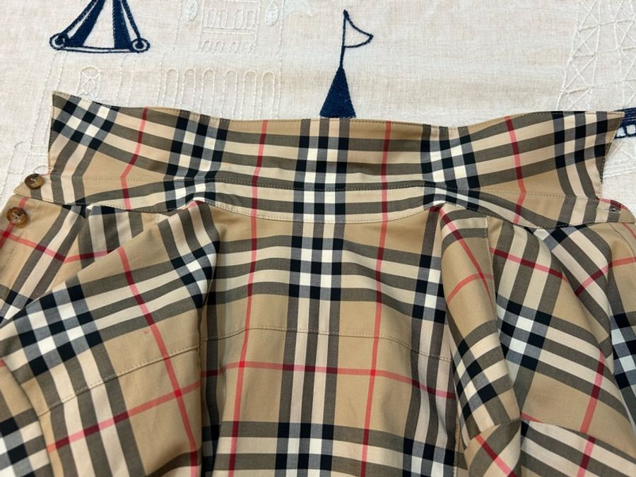 Burberry 格紋襯衫UK6-12