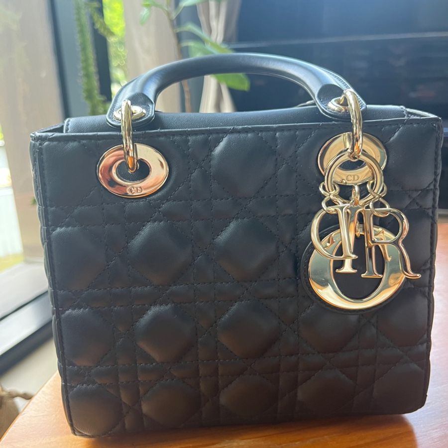 Lady Dior My ABCDior Small 小型黛妃包 - 黑金 (2022購自正櫃）-1