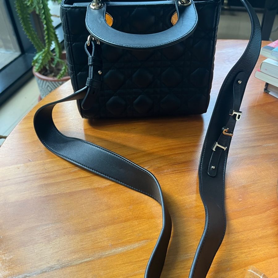 Lady Dior My ABCDior Small 小型黛妃包 - 黑金 (2022購自正櫃）-7