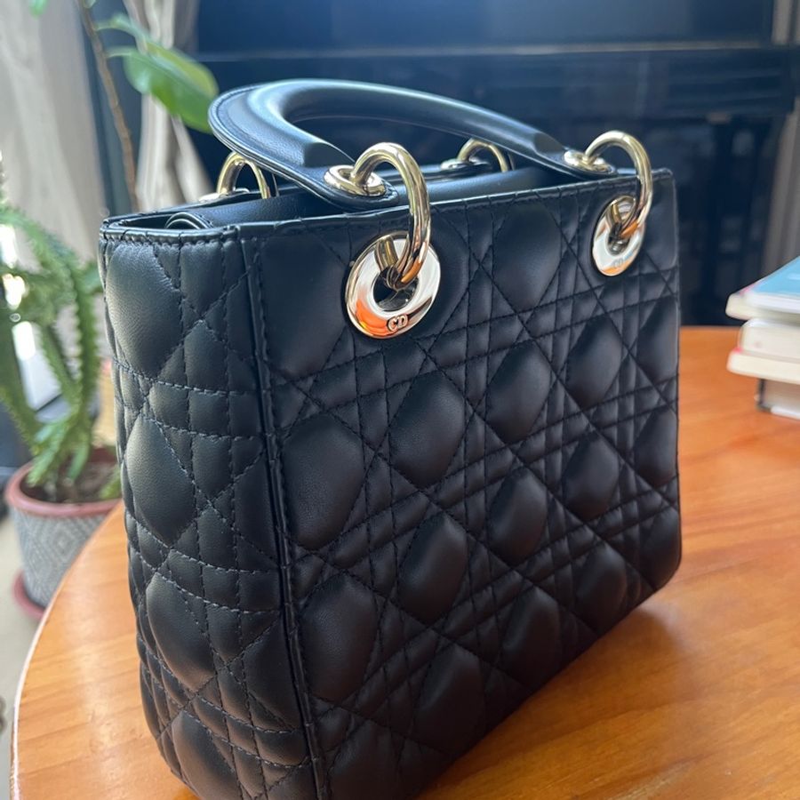 Lady Dior My ABCDior Small 小型黛妃包 - 黑金 (2022購自正櫃）-8