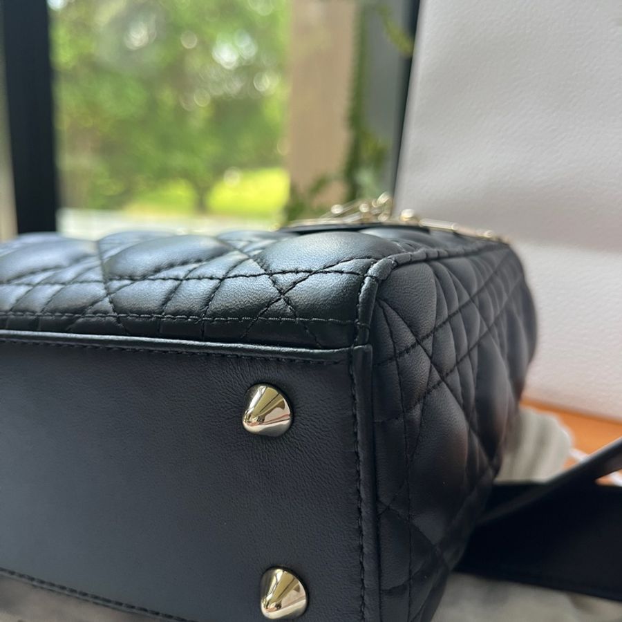 Lady Dior My ABCDior Small 小型黛妃包 - 黑金 (2022購自正櫃）-9