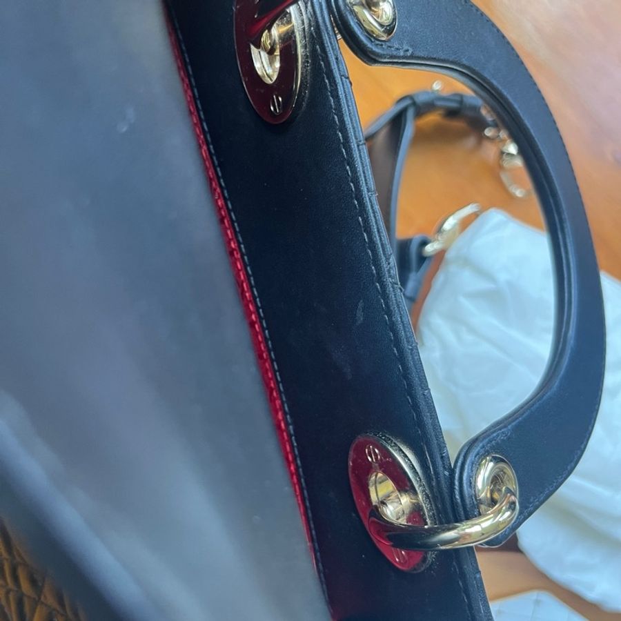 Lady Dior My ABCDior Small 小型黛妃包 - 黑金 (2022購自正櫃）-15