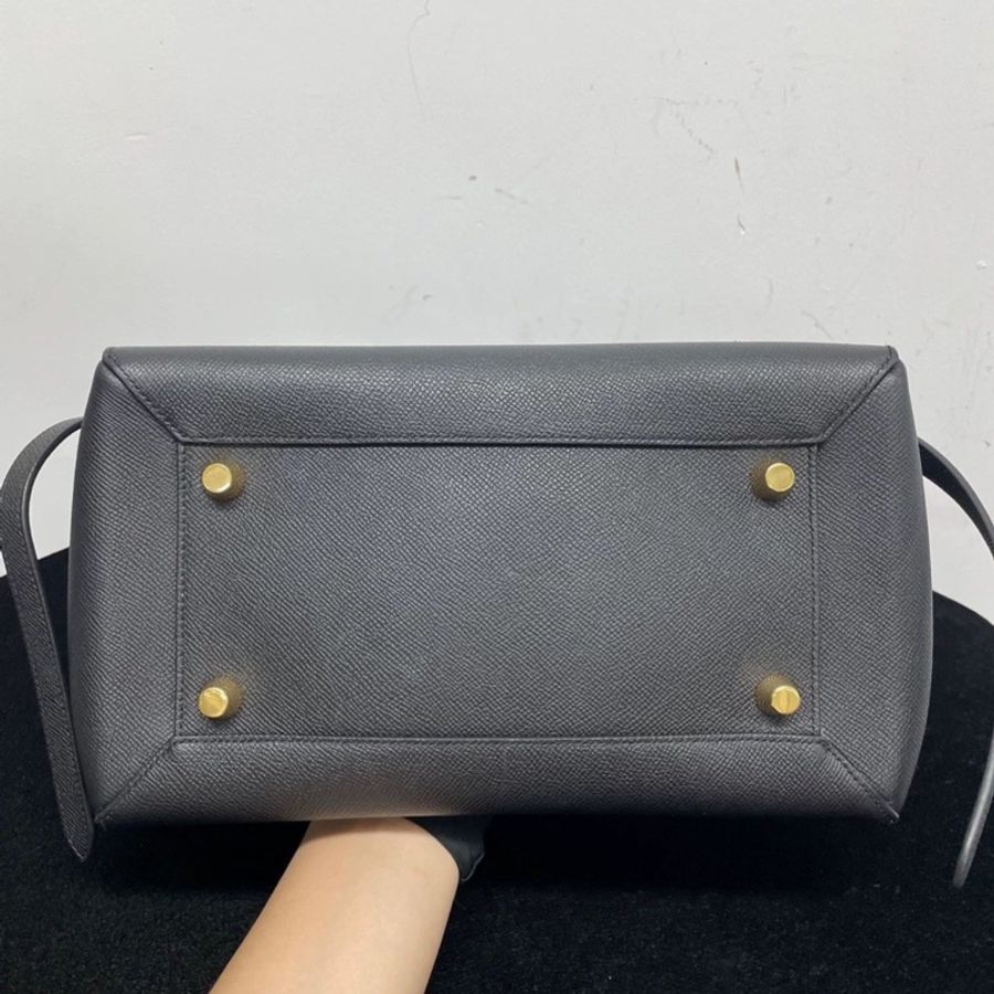 實用百搭款🌟Celine belt micro灰色鯰魚包單肩斜挎包-11