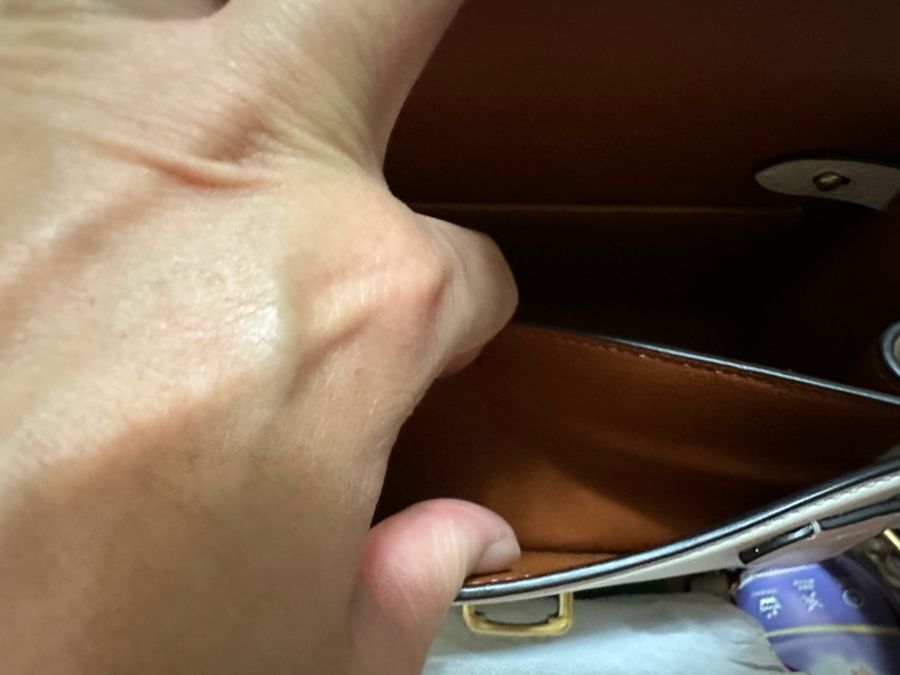 COACH 蔻馳SAMMY 21 頂部提把手袋-B4/粉筆白色(CJ812)-19