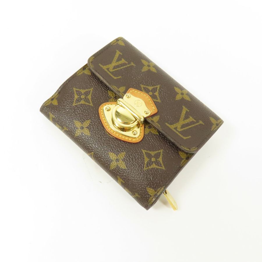 LOUIS VUITTON Monogram Portefeuille Joy Wallet金扣錢包-8