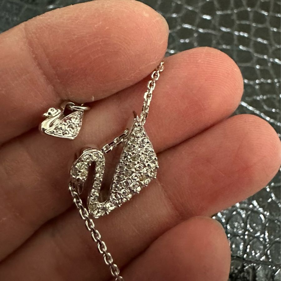 華洛世奇SWAROVSKI項鍊 (天鵝LOGO 水晶項鍊)-5