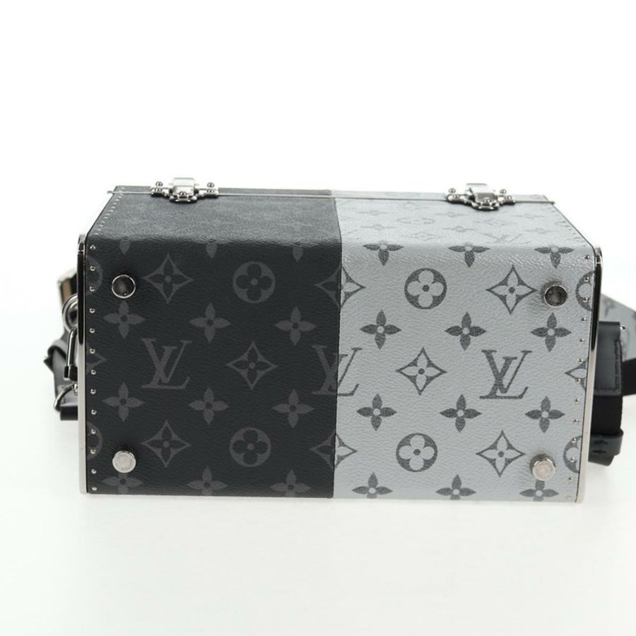 【日本直送】路易威登 Monogram Eclipse Split Mini Box Trunk Bag M21022 LV Auth 141164SM-5