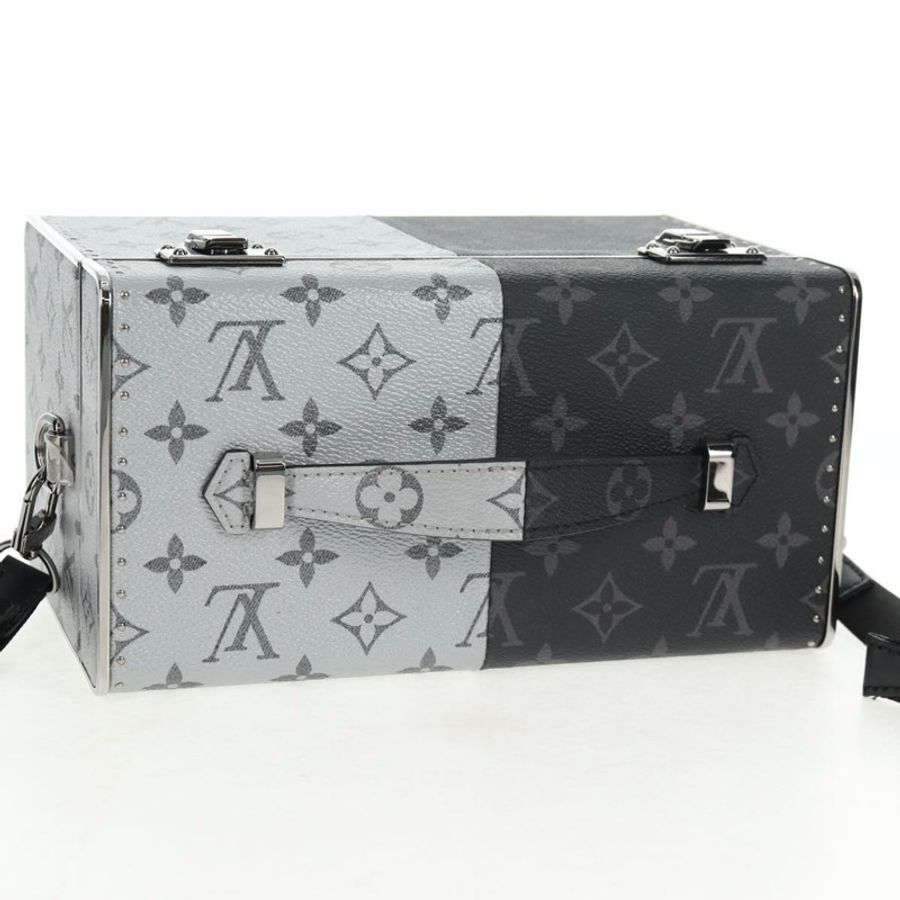 【日本直送】路易威登 Monogram Eclipse Split Mini Box Trunk Bag M21022 LV Auth 141164SM-6