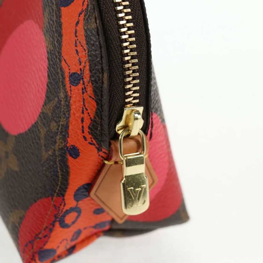 【日本直送】路易威登 Monogram La Mage Pochette 化妝包 PM 紅色 M50291 LV Auth 142994M-7