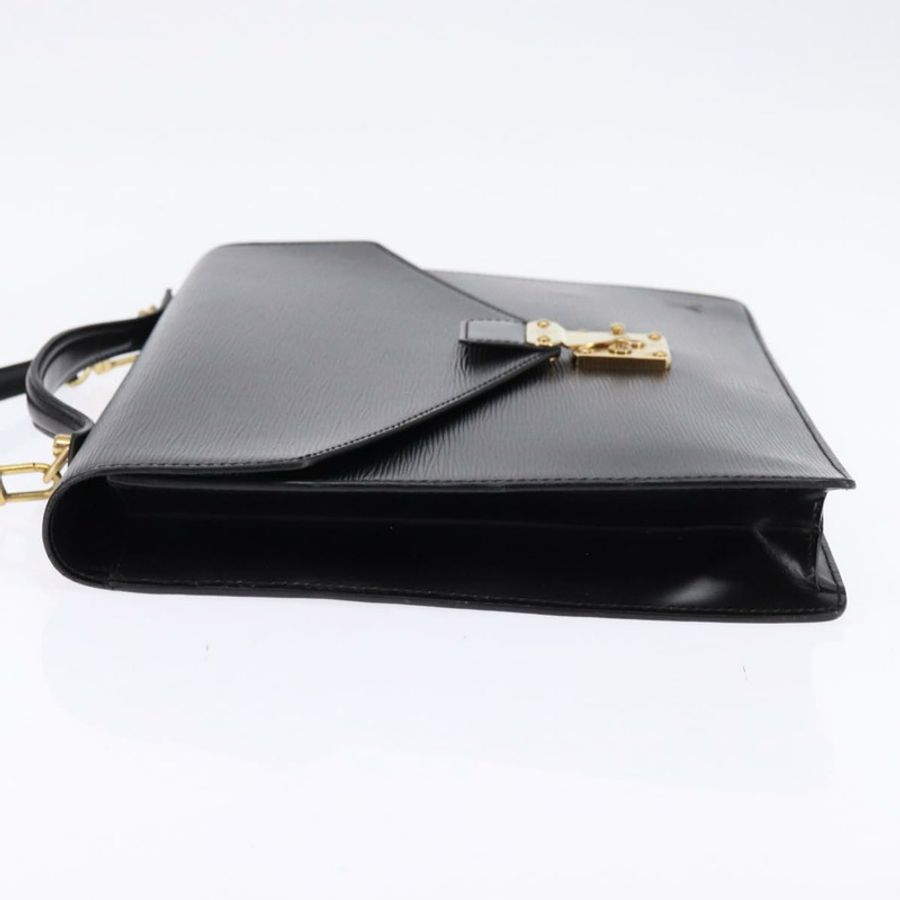【日本直送】路易威登 Epi Porte Documents Bandouliere 黑色 M54462 LV Auth BA6261-2