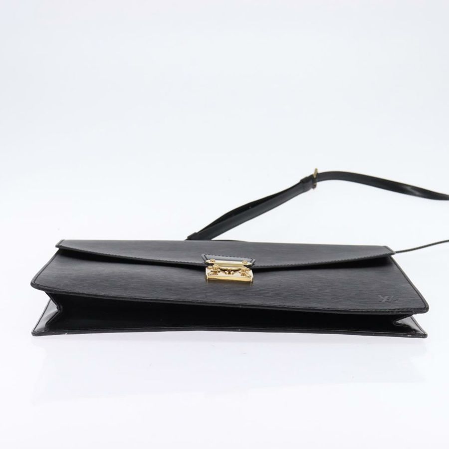 【日本直送】路易威登 Epi Porte Documents Bandouliere 黑色 M54462 LV Auth BA6261-4
