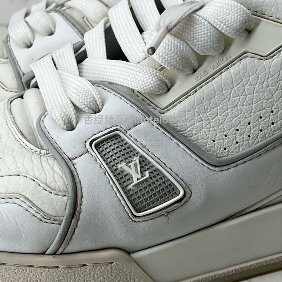 💗香緹國際精品💗 458 LV Trainer 白水泥 運動鞋 uk:8-1