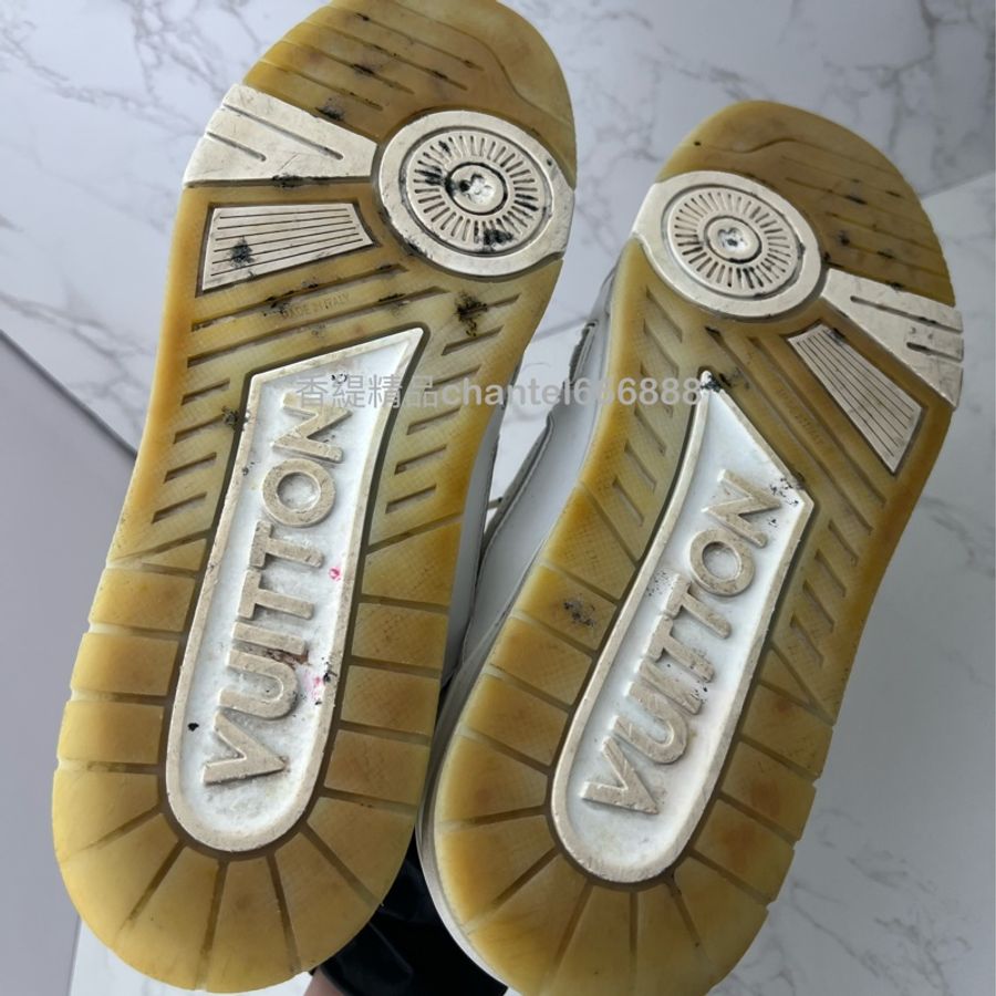 💗香緹國際精品💗 458 LV Trainer 白水泥 運動鞋 uk:8-10