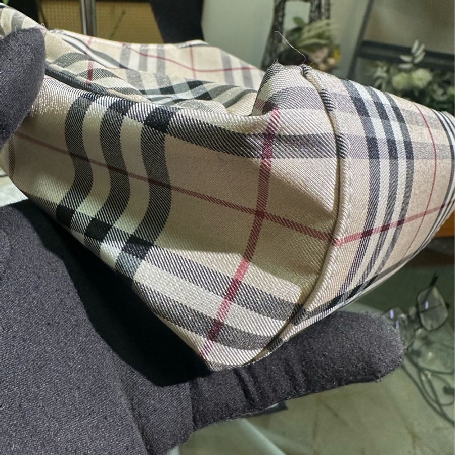 出清 BURBERRY 帆布斜背包-12