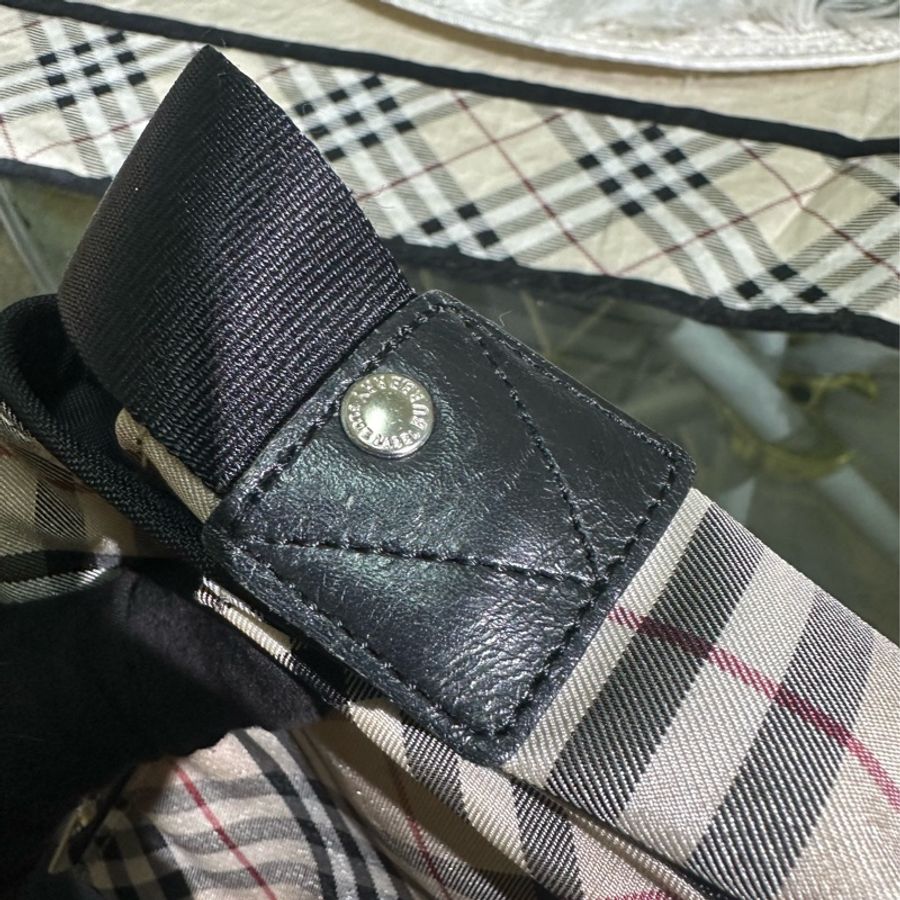 出清 BURBERRY 帆布斜背包-27