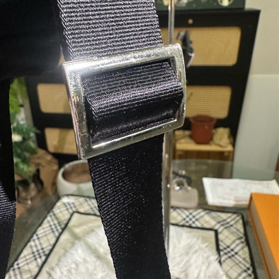 出清 BURBERRY 帆布斜背包-36