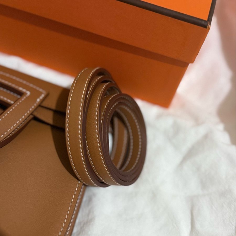 Hermes halzan mini棕色-2
