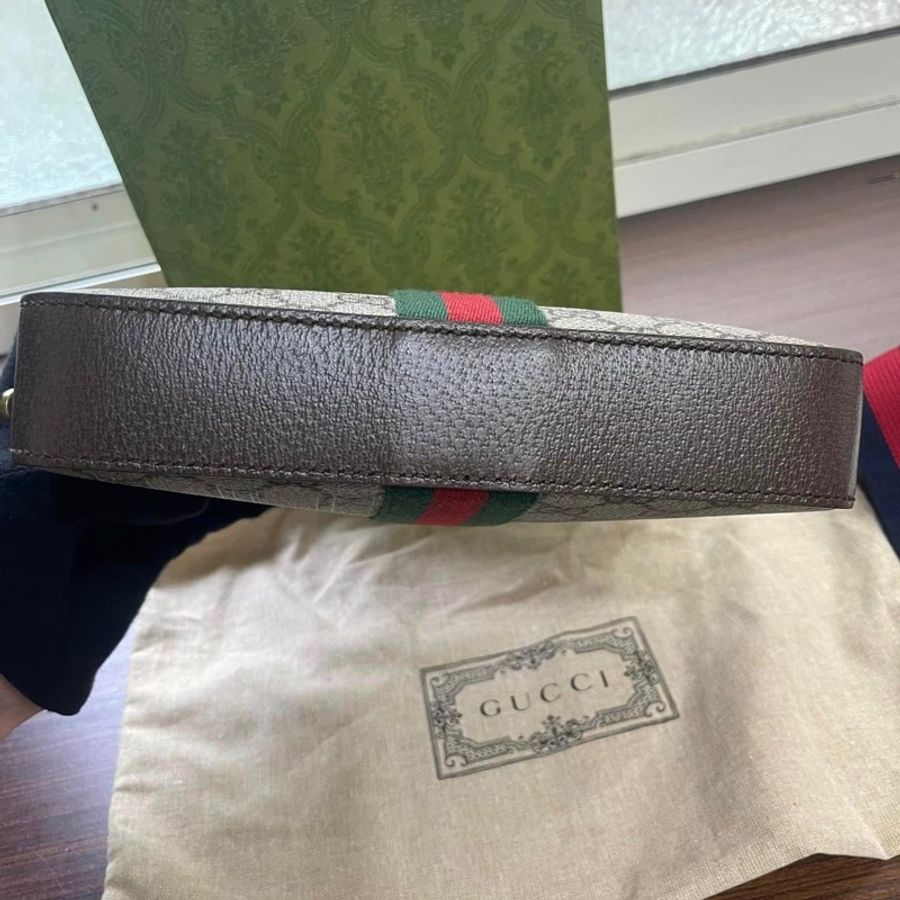 (已售出勿下單)近新閒置品_GUCCI OPHIDIA 綠紅綠 經典斜背包/相機包_台灣購證-8