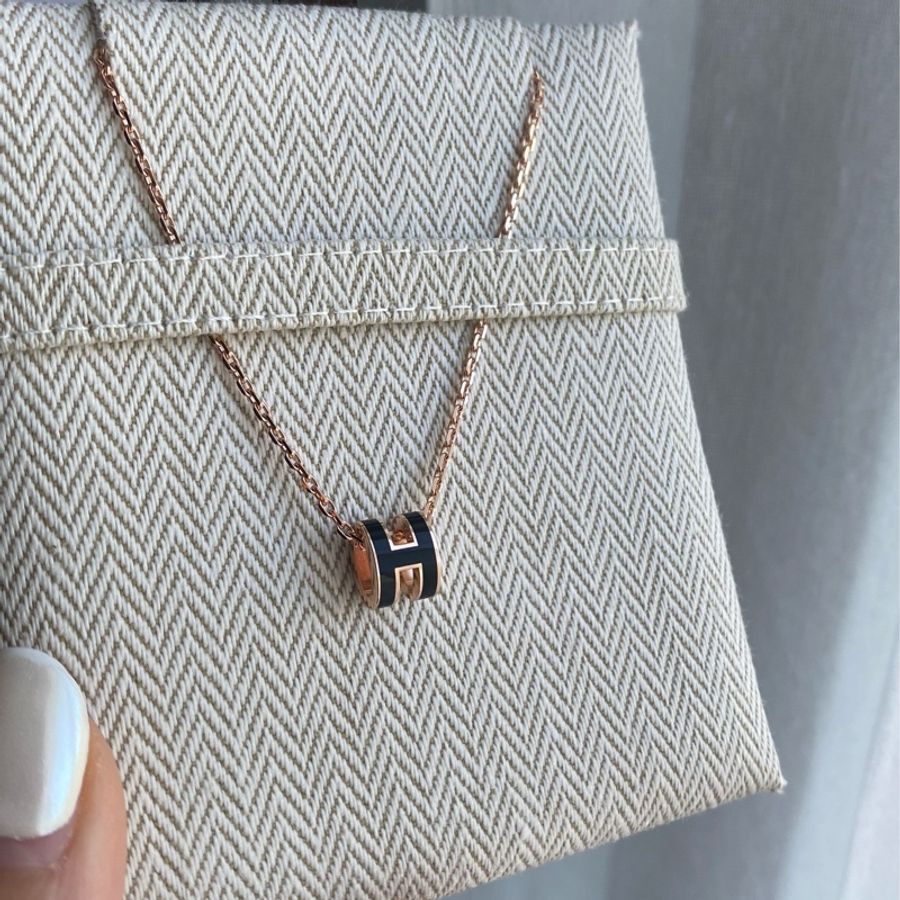 Hermes mini pop H 黑玫瑰金 noir rose gold-1