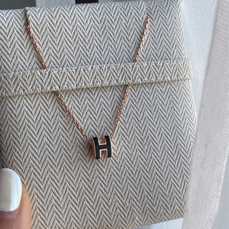 Hermes mini pop H 黑玫瑰金 noir rose gold-3