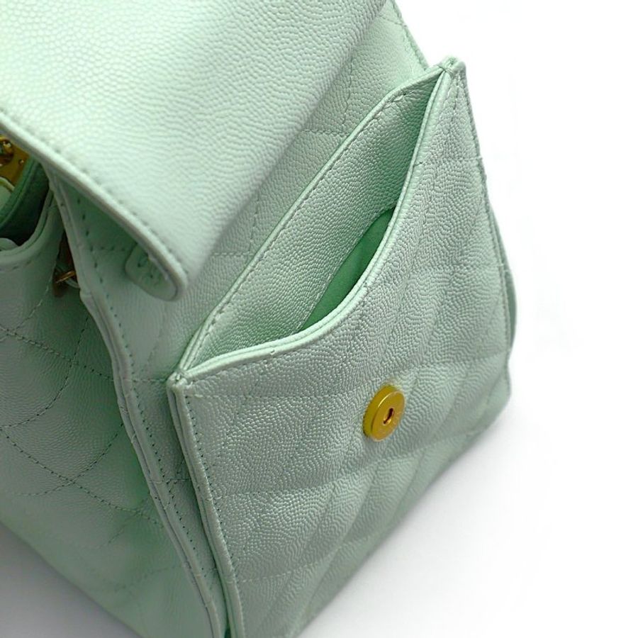 CHANEL 25 Hobo bag - 小號薄荷綠金-3