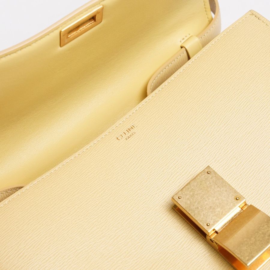 CELINE Classic Box Bag (鵝黃色)-5