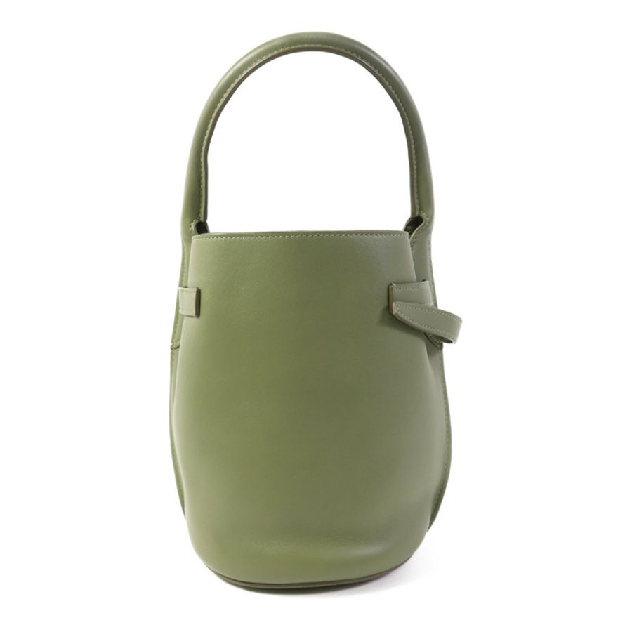 CELINE 牛皮皮革Nano Bucket銀扣手挽肩背兩用袋-1