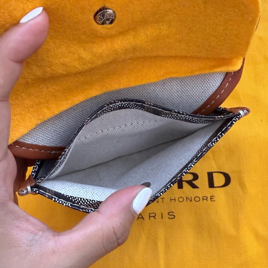✨【Goyard 】Anjou Mini tote bag 經典咖啡棕色(二手極新)-22