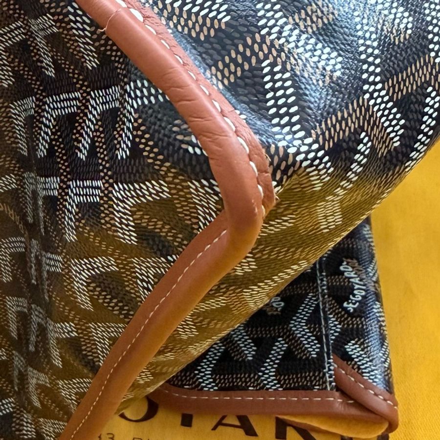 ✨【Goyard 】Anjou Mini tote bag 經典咖啡棕色(二手極新)-31