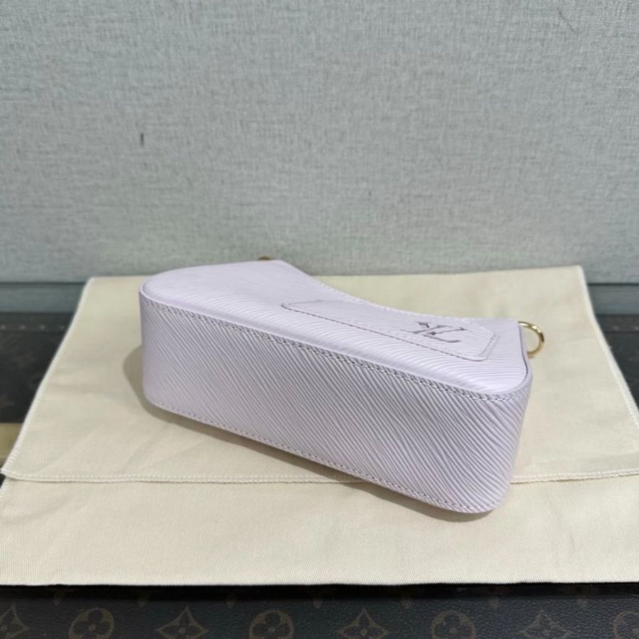 LV村上隆聯名款櫻花粉水波紋手提斜背包 芯片款19*13.5*6.5 全新閒置配件盒子塵袋-2