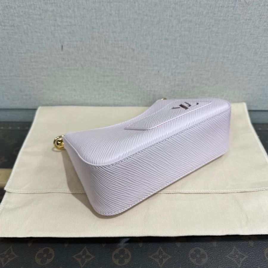 LV村上隆聯名款櫻花粉水波紋手提斜背包 芯片款19*13.5*6.5 全新閒置配件盒子塵袋-4