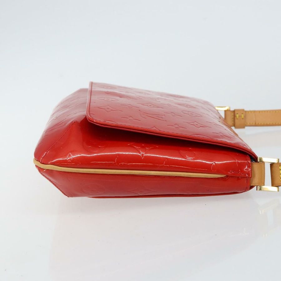 【日本直送】路易威登 Monogram Vernis Thompson Street 手袋 紅色 M91094 LV Auth hk3043-2