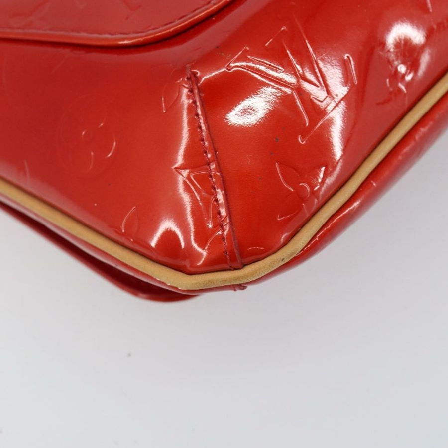 【日本直送】路易威登 Monogram Vernis Thompson Street 手袋 紅色 M91094 LV Auth hk3043-16