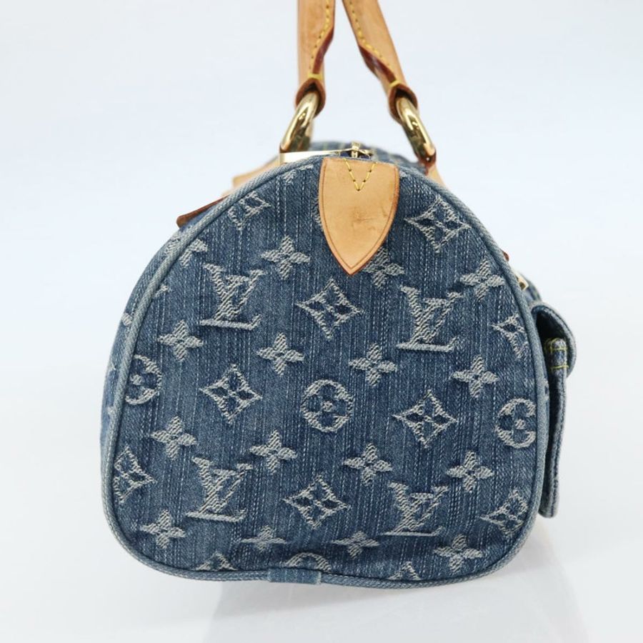 【日本直送】路易威登 Monogram Denim Neo Speedy 手提包 藍色 M95019 LV 正品 128934V-2