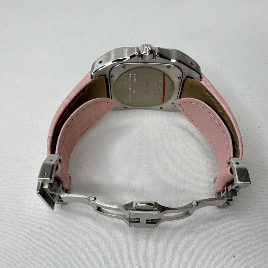 Cartier 卡地亞 Santos 100山度士精鑲鑽錶-5