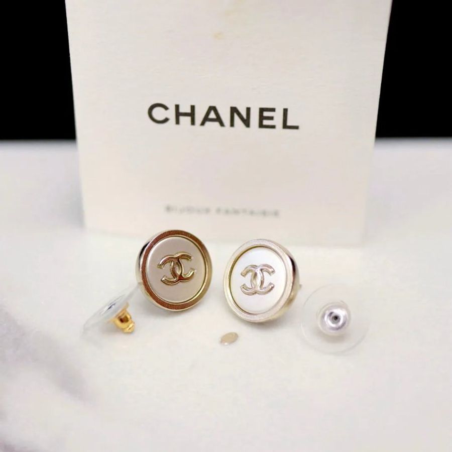 Chanel CC Logo 耳環-16