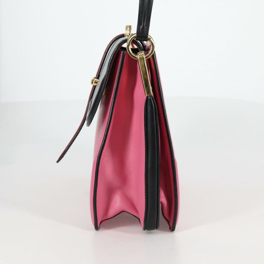 【日本直送】PRADA Bell 手提包 皮革 兩用 粉金配色 正品 141818M-2