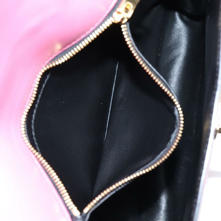 【日本直送】PRADA Bell 手提包 皮革 兩用 粉金配色 正品 141818M-23