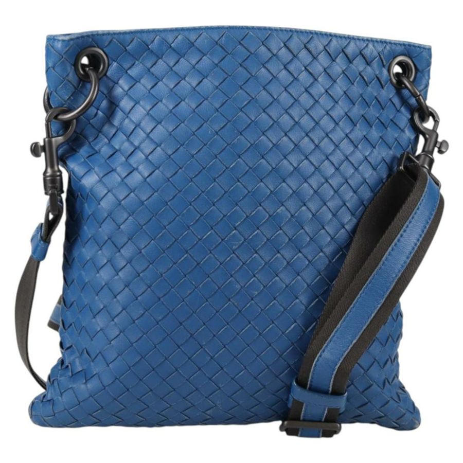 【日本直送】BOTTEGA VENETA INTRECCIATO 單肩包皮革藍正品 142212V-0