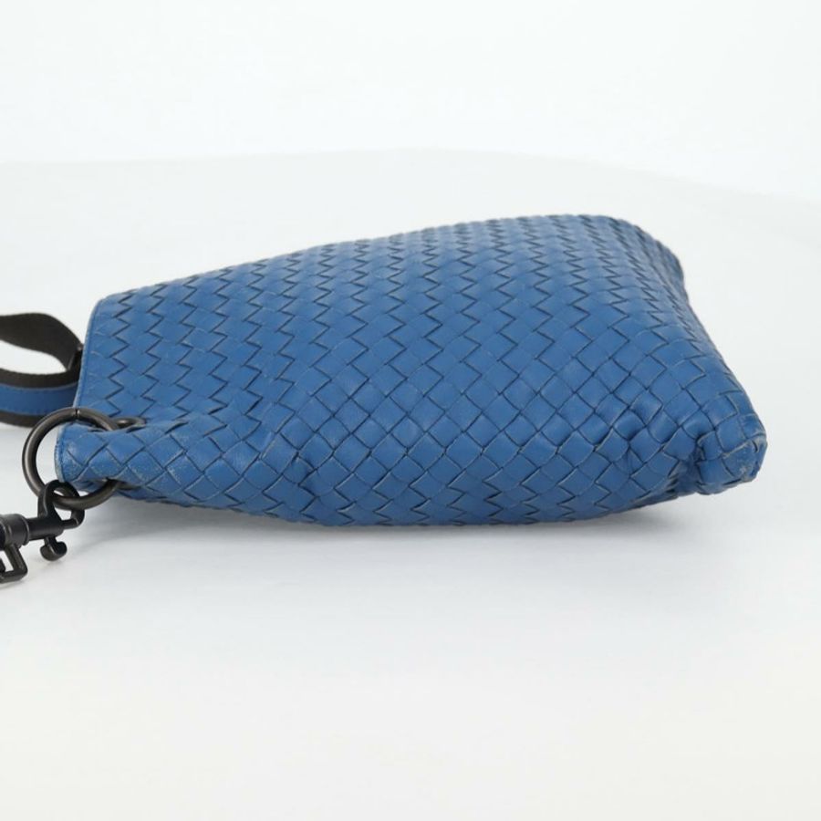 【日本直送】BOTTEGA VENETA INTRECCIATO 單肩包皮革藍正品 142212V-3