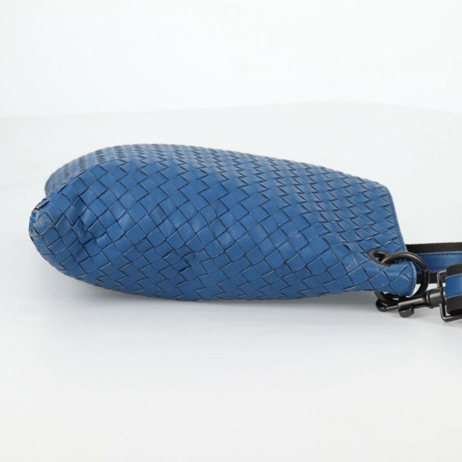 【日本直送】BOTTEGA VENETA INTRECCIATO 單肩包皮革藍正品 142212V-5