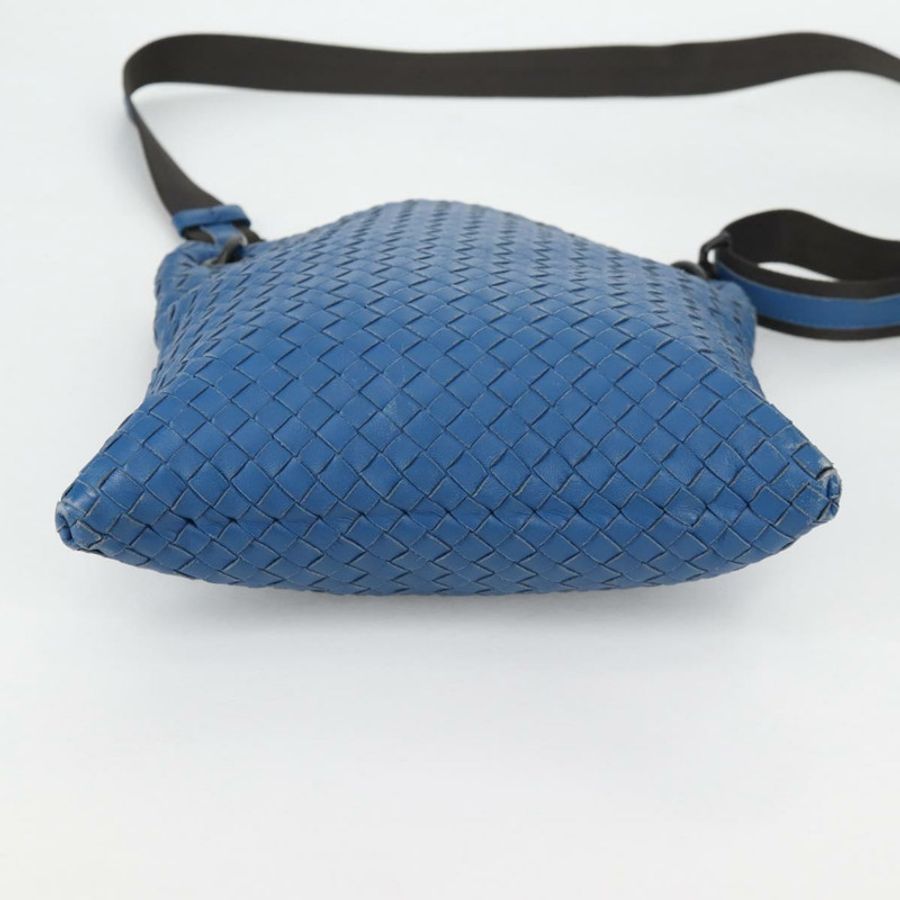 【日本直送】BOTTEGA VENETA INTRECCIATO 單肩包皮革藍正品 142212V-6