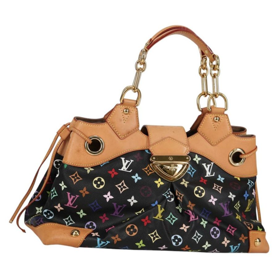 【日本直送】路易威登 Monogram Multicolor Ursula 手提包 黑色 M40124 LV 正品 138074V-0