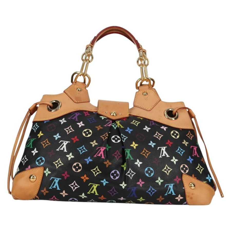 【日本直送】路易威登 Monogram Multicolor Ursula 手提包 黑色 M40124 LV 正品 138074V-1