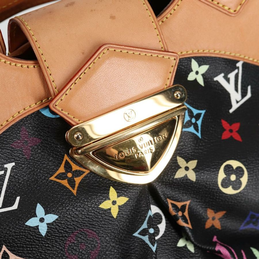 【日本直送】路易威登 Monogram Multicolor Ursula 手提包 黑色 M40124 LV 正品 138074V-20