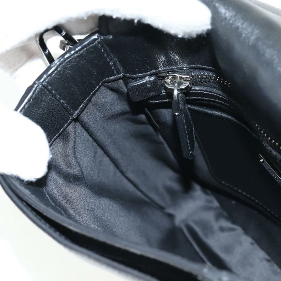 【日本直送】Miu Miu 鏈條單肩包 皮革 黑色 銀色 正品 138395V-25