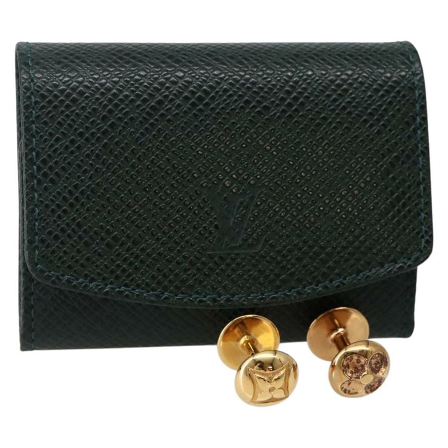 【日本直送】路易威登 (LOUIS VUITTON) 金色金屬袖扣 M30974 LV Auth 143173V-0